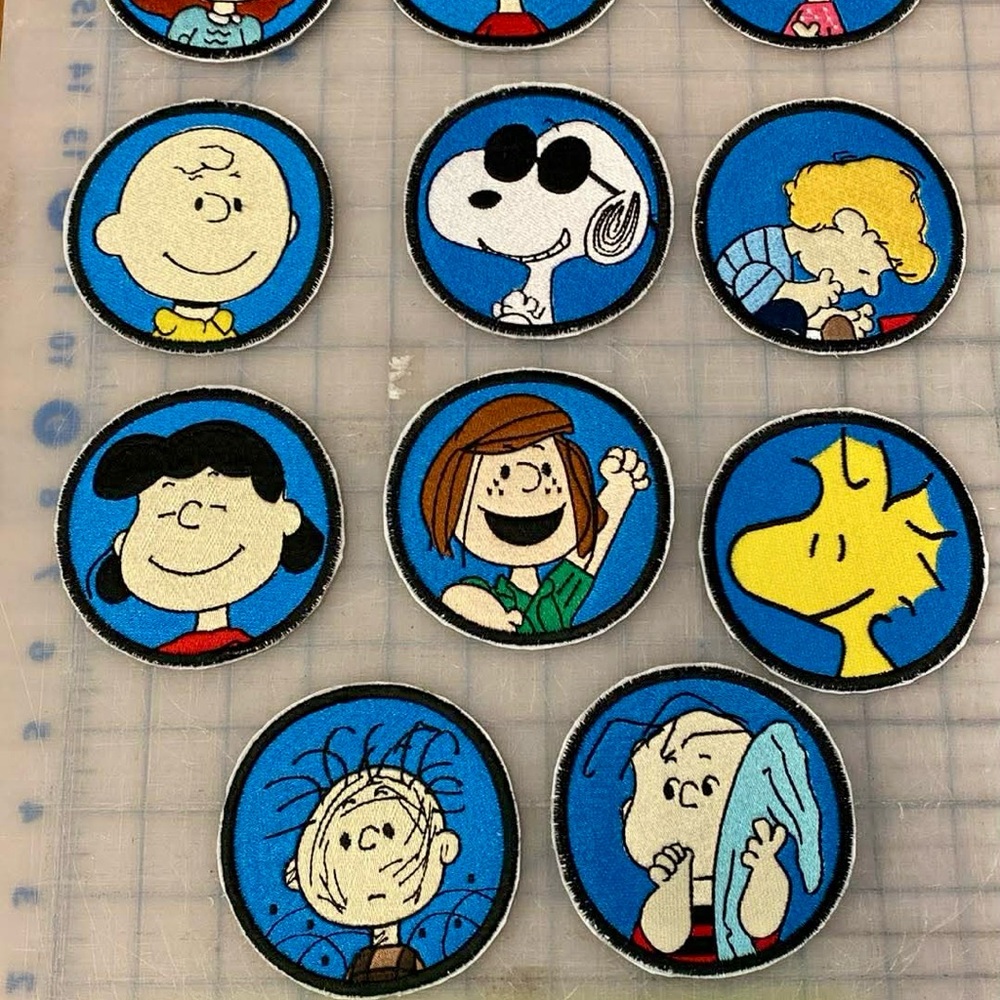 Cartoon Character Iron-On Patches